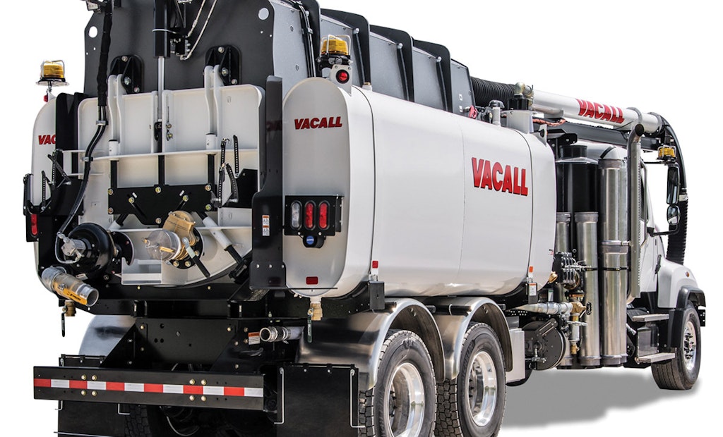 Vacall AJV Combo Sewer Cleaners Built by Gradall